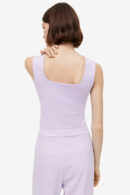 Sweetheart-neckline Top