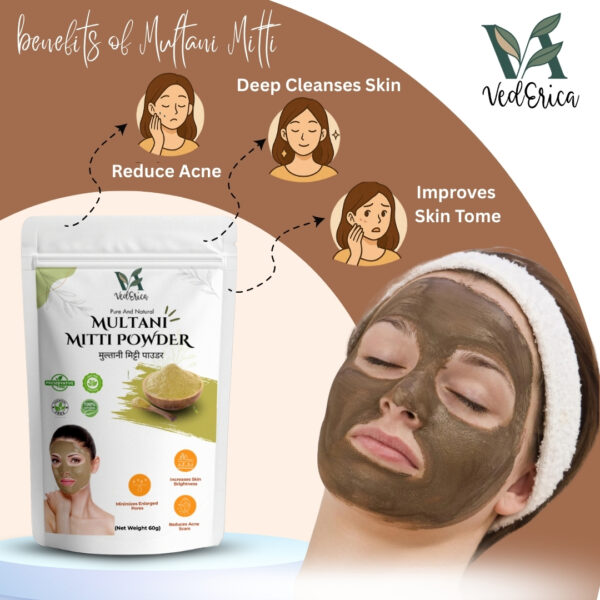 Yellow Multani Mitti 120g - Image 5