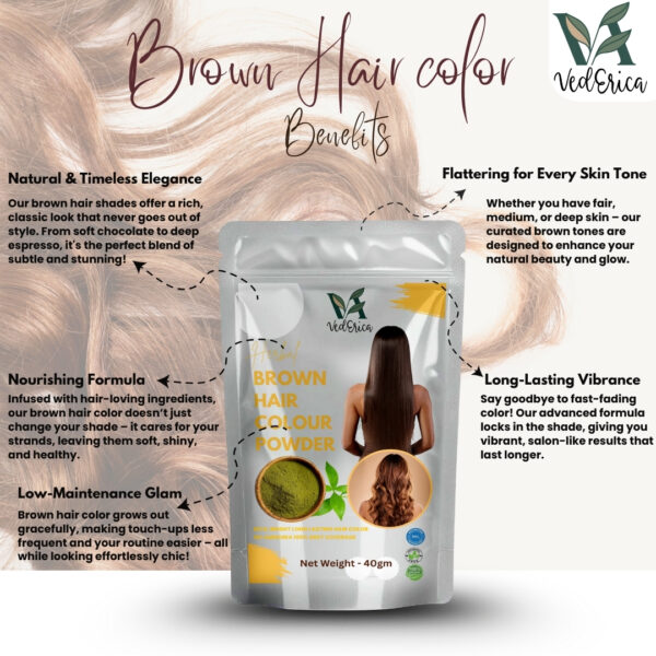 Herbel Brown Colour 40g - Image 4