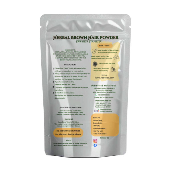 Herbel Brown Colour 40g - Image 2