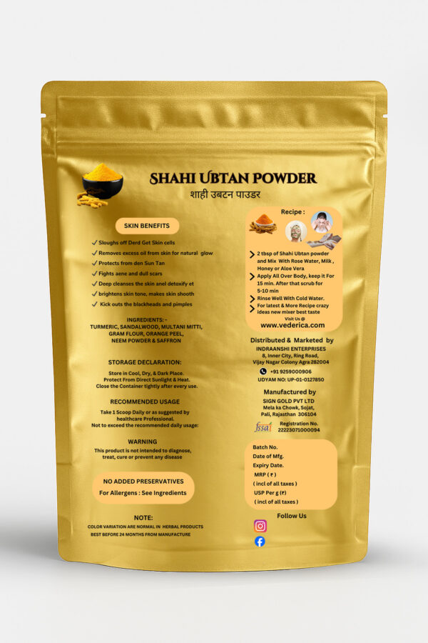 Shahi Ubtan 210g - Image 2
