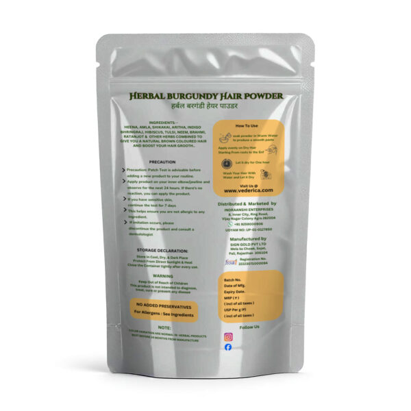 Herbel Bargandi Colour 40g - Image 2