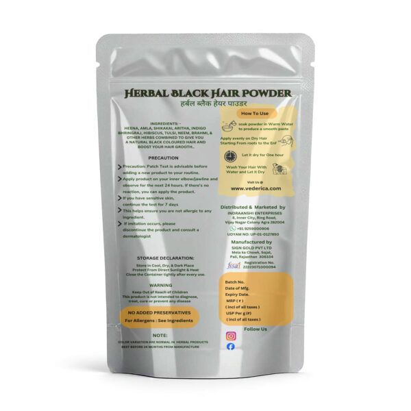 Herbel Black Colour 40g - Image 2