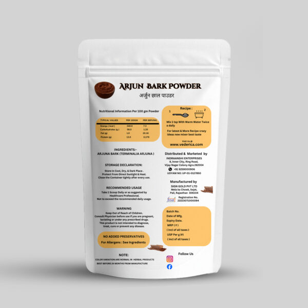 Arjun Bark Powder 60g - Image 4