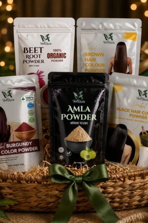 Herbal Hair Care Combo – Amla Powder, Beetroot Powder & Burgundy Hair Colours